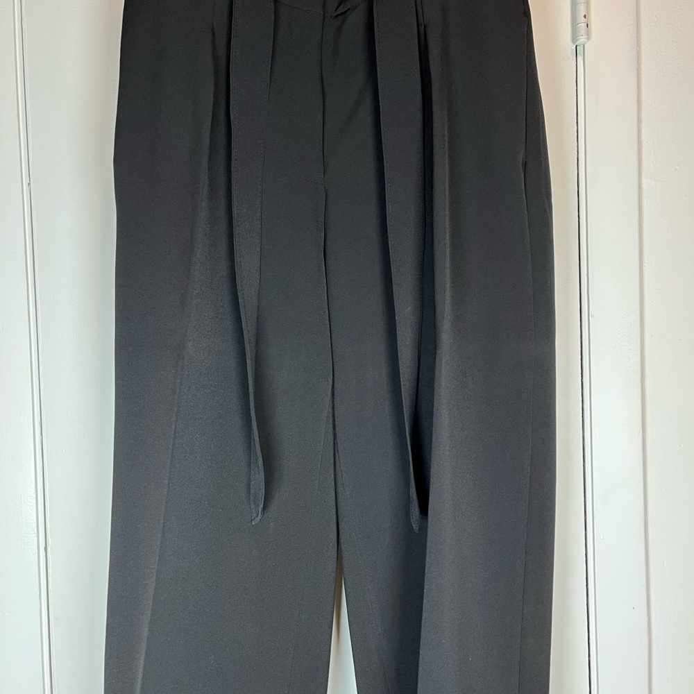 White House Black Market Black Wide Leg Pants